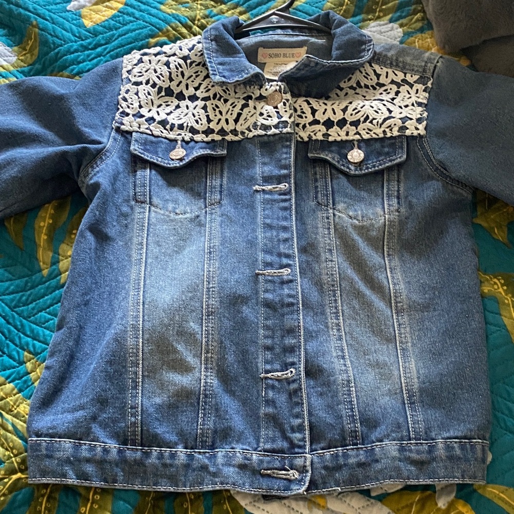 OshKosh B'gosh Denim Jacket with Lace Detail